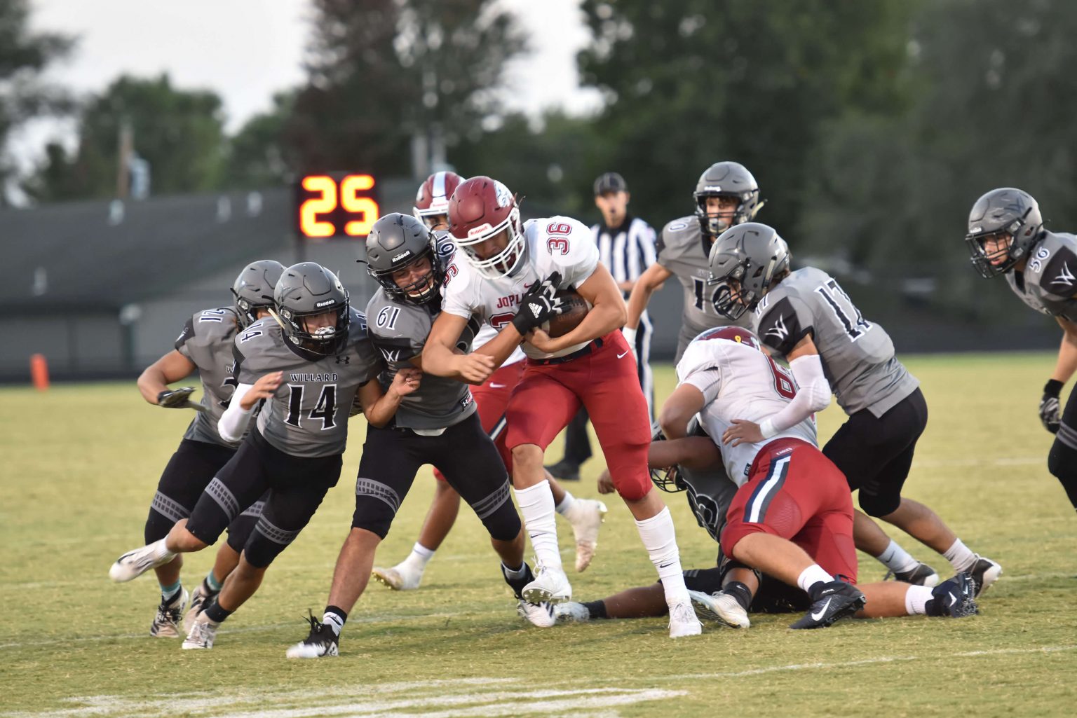 FOOTBALL: Willard earns first win of the season with 32-20 victory over